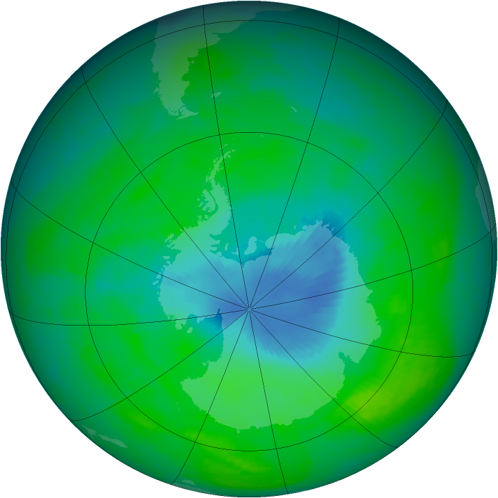 Ozone Map 1984-12-01